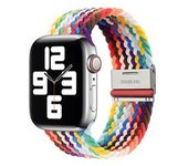 Bracelete Pulsera Entrançada Flexible Para Apple Watch Series 7 41mm Multicor