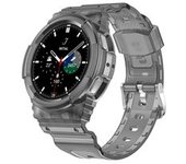Capa Com Bracelete Endurance All-in-one Para Samsung Galaxy Watch 4 40mm Clear Black