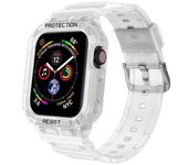 Capa Com Bracelete Endurance All-in-one Para Apple Watch Series 7 45mm Clear