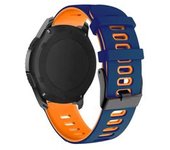 Bracelete Pioneer Para Samsung Galaxy Watch 3 Bluetooth 41mm Azul E Laranja