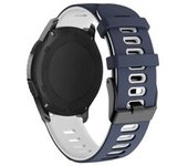 Bracelete Pioneer Para Samsung Galaxy Watch 5 Pro 45mm Azul Escuro E Branco
