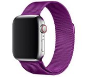 Bracelete Pulsera Milanese Mesh Para Apple Watch Series Se 44mm Purple