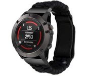 Bracelete Pulsera Fio Entrançado Para Garmin Forerunner 955 Negro