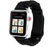 Bracelete Pulsera Fio Entrançado Para Apple Watch Series 7 41mm Negro