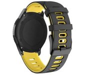 Bracelete Pioneer Para Samsung Galaxy Watch 5 44mm Negro E Amarelo