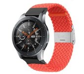 Bracelete Entrançada Flexible Para Garmin Forerunner 965 Laranja