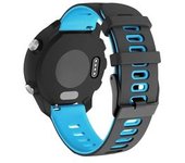 Bracelete Pioneer Para Apple Watch Series 7 41mm Negro E Azul Claro