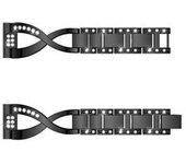 Bracelete Pulsera Acero Luxury Para Garmin Enduro 2 Negro