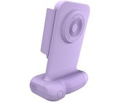 Soporte De Carga Inalámbrica De 15 W Con Agarre A Presión Para Cámara De Teléfono Inteligente,púrpura