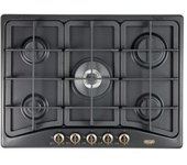 Placa De Gas Empotrada De'longhi Anf 57 Pro Antracita De 5 Fuegos
