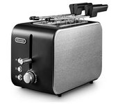 Tostadora Delonghi Ctx 2203.bk 2 Rebanadas Negro Plata 550 W