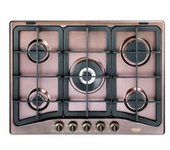 Placa De Gas Empotrada De'longhi Rof 57 Pro Oat De 5 Quemadores