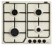 Placa De Gas Empotrada Delonghi Sf 46 Asv Color Arena Con 4 Quemadores