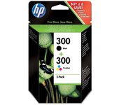 Hp Pack De Ahorro De 2 Cartuchos De Tinta Original 300 Negro/tri-color