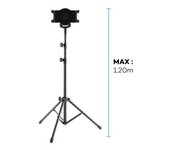 Trípode Tablet 7 A 10 Pulgadas 1,2 M Gira 360o Pies Ajustables
