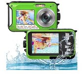 Cámara Digital Impermeable Verde Full Hd 2.7k 48mp 16x