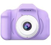 Camara Digital Infantil Hd Lavanda Doble