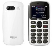 Teléfono Senior Doble Sim Botón Sos 1400mah Autonomía 14h Mm471 Maxcom Blanco