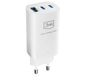 Cargador De Red De 65 W 2x Usb C Y Usb Gan De Carga Rápida Compacto