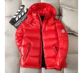 Chaqueta Ligera De Cuero Para Invierno Para Hombre Y Mujer, Abrigo Cálido Impermeable, Rojo Rojo