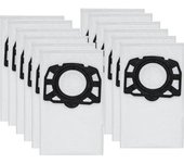 Paquete De 12 Bolsas De Filtro De Repuesto Para Aspiradora En Húmedo Karcher Wd4 Wd5 Wd5 / Premium Mv4 Mv5 Mv6, 2.863-314.0