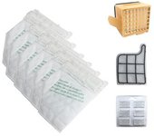 Vorwerk Vk135 Vk136 369 Kit De Filtro De Bolsa Para Aspiradora Kit De Repuesto (+c