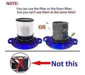 Paquete De 10 Filtros De Espuma Vf2001 Compatibles Con Aspiradoras En Seco Y Húmedo, La Mayoría De Shop-vac