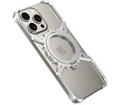 Funda Para Iphone 15 Pro Max/14 Pro Max/13 Pro Max Con Soporte Magnético, Aleación De Aluminio Y Parachoques De Pc, Disipación De Calor, Color