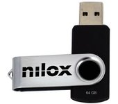 Nilox U3nil64bl001 Unidad Flash Usb 64 Gb Usb Tipo C 3.2 Gen 1 (3.1 Gen 1) Plata