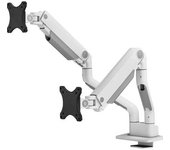Neomounts Ds70s-950wh2 Monitor Brazo De 17-35 Pulgadas, Resorte De Gas, Topfix, 180 °-parada, Blanco