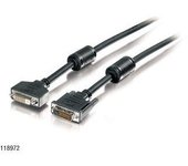 Cable Alargo Dvi Equip Dual Link Macho - Hembra 3m Con Ferr