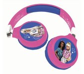 Auriculares Plegables Barbie 2 En 1, Con Bluetooth Y Con Cable