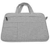 Estuche Para Computadora Portátil Tela Oxford Impermeable Cremallera Doble Funda Protectora Para Computadora Portátil Gris Claro Gris Claro 13