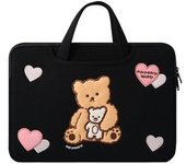 Lindo Bolso Para Computadora Portátil De Oso - Bolso Para Computadora Portátil A Prueba De Golpes De 15,6 Pulgadas Para Oficina En Casa Y Viajes Con