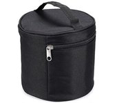 Estuche - Estuche De Lona Con Cremallera Para Lápices, Estuche De Almacenamiento Estacionario Para 80 Marcadores, Negro (sin Compartimentos En El