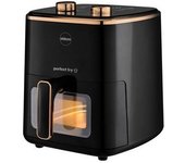 Freidora Sin Grasa Eldom Fritta, Capacidad 5,0 L, Regulable Temp., Reloj, 1500 W