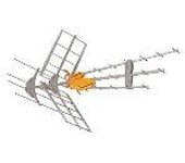 Dvb-t/t2 Antena De Exterior 36.5 Db Vhf