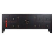 Mueble De Tv Dkd Home Decor Azul Rojo Abeto Madera Mdf (130 X 24 X 51 Cm)