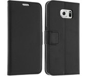 Funda Libro Billetera Para Samsung Galaxy S6 - Negra