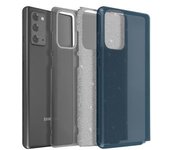 Carcasa Samsung Galaxy Note 20 Efecto Purpurina Extraíble – Azul