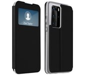 Funda Huawei P40 Pro Cartera Con Ventana F. Soporte - Negro