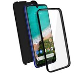 Carcasa Xiaomi Mi A3 360a Silicona + Trasera Policarbonato – Negro