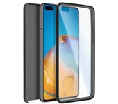 Carcasa Huawei P40 Silicona + Trasera Policarbonato – Negro