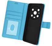 Funda Honor Magic4 Pro Solapa Tarjetero Soporte Vídeo Azul