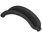 Funda Carcasa Airpods Max Arco Silicona Flexible Tacto Suave Negro