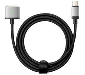 Cable Usb C A Magsafe 3 Para Macbook Pro Y Air M2 Nylon 2m 140w Negro Y Plateado