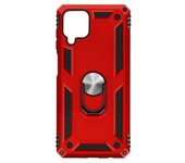 Carcasa Samsung Galaxy A12 Con Anillo-soporte Magnético – Rojo