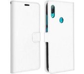 Funda Cartera Vintage Para Huawei Y7 2019 – Blanco