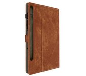 Funda Galaxy Tab S9 Y S9 Fe Cartera Multi-compartimento Marrón Claro