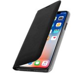 Funda Iphone X Libro Billetera Flip Book Cover – Negro